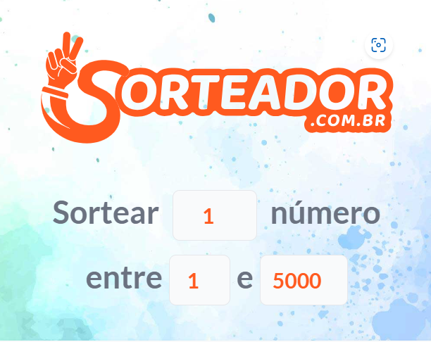 Sorteador de R$ 5000,00