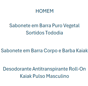 Kit Casal por SEAcef - Natura para Homem e Mulher